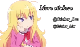 ℹ More stickers
@Sticker_San
@Sticker_List adesivos, anime, mangá, promoção telegram sticker