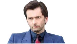 🎭 David Tennant David Tennant, attore, serio, ritratto telegram sticker