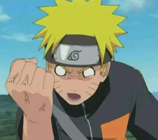 😠 Naruto Anime, Cartone animato, Ninja, Personaggio, Azione telegram sticker
