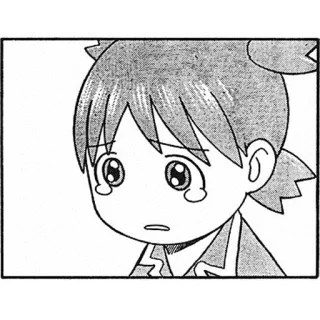 🍀 Anime, Mangá, Desenho animado, Triste, Chorando, Emoção whatsapp sticker