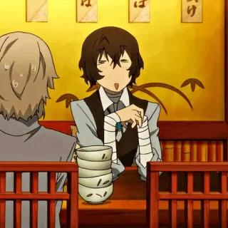 ✶'𝑫𝒂𝒛𝒂𝒊‌𝑺⁰¹┊「@Dazai_kun」 telegram stickers