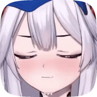 🌙 XXX 애니메이션 여자, 버튜버, 홍조, 만화 telegram sticker