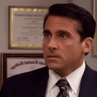 👎 Michael Scott The Office Michael Scott, The Office, Steve Carell, NBC, Comedy, Sitcom telegram sticker