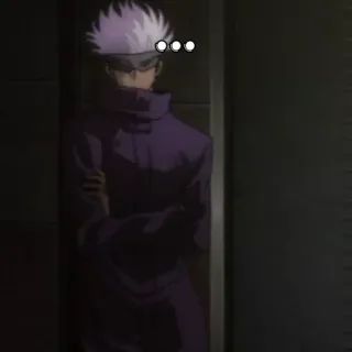 🃏 Gojo Satoru Jujutsu Kaisen Anime, Gojo, Satoru, Jujutsu Kaisen, Personnage telegram sticker