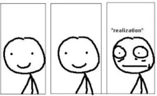 😳 *realization* мем, осознание, смешной, человечек, выражение, комикс telegram sticker