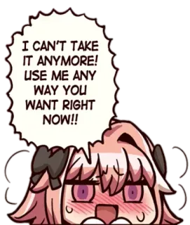 🤤 I CAN'T TAKE
IT ANYMORE!
USE ME ANY
WAY YOU
WANT RIGHT
NOW!! telegram sticker