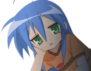 😓 Anime, Chica, Dibujos animados, Lindo whatsapp sticker