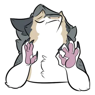 Quartz The Sergal (@lunanight2) telegram stickers