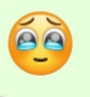 💋 эмодзи, плачущий, грустный, лицо whatsapp sticker