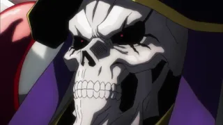 😶 Ainz Ooal Gown Overlord 动漫, 骷髅, 巫师, Overlord, 安兹·乌尔·恭, 幻想 telegram sticker