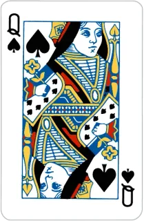 👸 reina, picas, naipe, juego de cartas, apuestas telegram sticker
