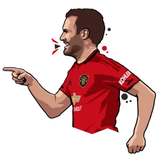 👈 football, Manchester United, football, sport, joueur telegram sticker