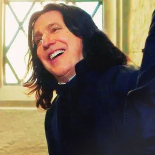 😂 Severus Snape Harry Potter severus snape, harry potter, alan rickman, giáo sư, phù thủy, phép thuật telegram sticker
