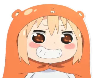 😊 Umaru Doma Himouto! Umaru-chan anime, manga, umaru doma, himouto umaru-chan, cute, hoodie telegram sticker