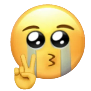 ✨ Emoji, Paix, Baiser, Jaune, Mignon telegram sticker