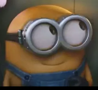 ☺️ Minion Despicable Me minion, despicable me, cartoon, character, funny, yellow telegram sticker