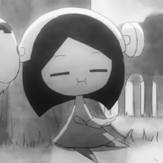 🖤 Desenho animado, Personagem, Anime, Ilustração, Fofo, Mangá telegram sticker