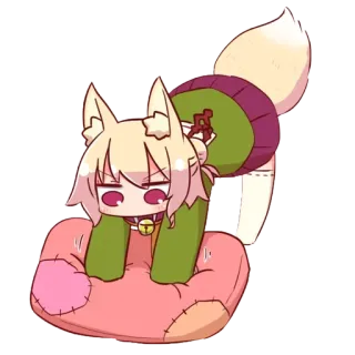 ❤️ Аниме, Фурри, Антро, Животное, Милый, Мультфильм, Цифровое искусство telegram sticker