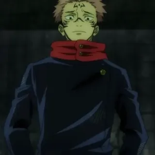 ✖️ Yuji Itadori Jujutsu Kaisen Anime, Manga, Jujutsu Kaisen, Yuji Itadori telegram sticker