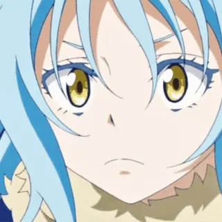 💧 Rimuru Tempest That Time I Got Reincarnated as a Slime anime, manga, slime, isekai, fantasy telegram sticker