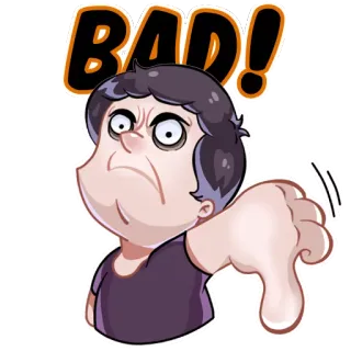 BadComedian telegram stickers