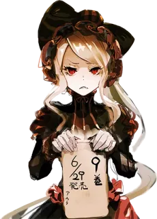👿 6/29
発売 anime, ilustração, personagem telegram sticker