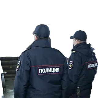 👮 ПОЛИЦИЯ polisi, petugas polisi, polisi rusia, penegakan hukum whatsapp sticker