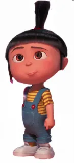 😟 Agnes Despicable Me Cartoon, Animation, Film, Figur, Mädchen telegram sticker