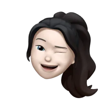 🎡 Memoji, Avatar, Arte digital, Desenho animado, Rosto, Piscadela telegram sticker