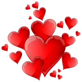 ❤️ corazón, amor, romance, rojo, San Valentín telegram sticker