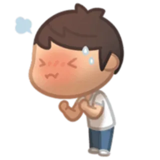 😫 Cartoon, Boos, Gestresst, Angstig, Zweten telegram sticker
