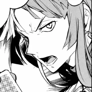 🥀 Anime, Mangá, Bravo, Sério, Retrato telegram sticker