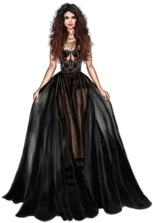 😊 frau, kleid, mode, abendkleid, porträt, frau im kleid telegram sticker