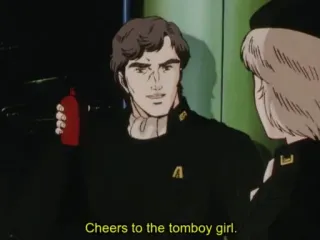 🏃 Cheers to the tomboy girl. anime, cheers, tomboy, toast, drinking telegram sticker
