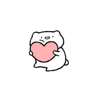 ⛲️ cartone animato, animale, orso, amore, cuore, kawaii telegram sticker