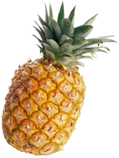 😃 ananas, owoc, tropikalny, jedzenie, zdrowy, słodki telegram sticker