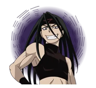 😈 Envy Fullmetal Alchemist Anime, Neid, Fullmetal Alchemist, Homunkulus, Charakter telegram sticker