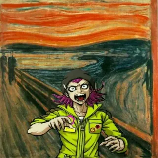 😱 Kazuichi Soda Danganronpa Anime, Cri, Mème, Expression, Fanart, Danganronpa, Kazuichi Soda telegram sticker