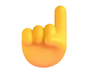 ☝️ jari, tangan, menunjuk, nomor satu telegram sticker