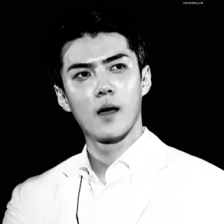 ➖ Sehun เซฮุน, เคป็อป, นักร้อง, ไอดอล, EXO, ภาพเหมือน, ผู้ชาย telegram sticker