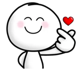 ❣️ cuore, amore, carino, cartone animato, personaggio, affetto telegram sticker