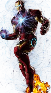 😎 Iron Man supereroe, Iron Man, Marvel, fumetto, Tony Stark, azione, fantascienza telegram sticker