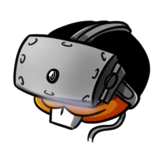 💊 helm, binatang, kartun, headset, wajah telegram sticker