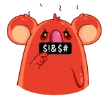🤬 коала, животное, мультфильм, милый, стикер whatsapp sticker