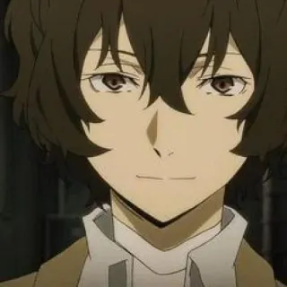 ☺️ Osamu Dazai Bungou Stray Dogs Anime, Osamu Dazai, Bungou Stray Dogs, Manga, Charakter telegram sticker