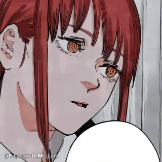 🔮 Makima Chainsaw Man Anime, Manga, Makima, Chainsaw Man telegram sticker