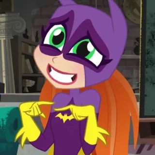 ✨ Batgirl Batgirl, DC Comics, Supereroe, Cartone animato, DC Super Hero Girls telegram sticker