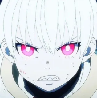♥️ Sho Kusakabe Fire Force anime, fire force, sho kusakabe, angry, villain telegram sticker