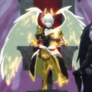 🍎 Anime, Fantasy, Thiên thần, Áo giáp, Đôi cánh telegram sticker