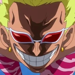 🦩 Donquixote Doflamingo One Piece อนิเมะ, ตัวร้าย, มังงะ, ชั่วร้าย, วันพีซ telegram sticker